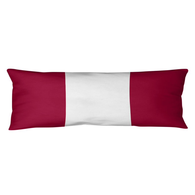 Oreiller pour le corps en polyester 20 po x 54 po Adel, Marron