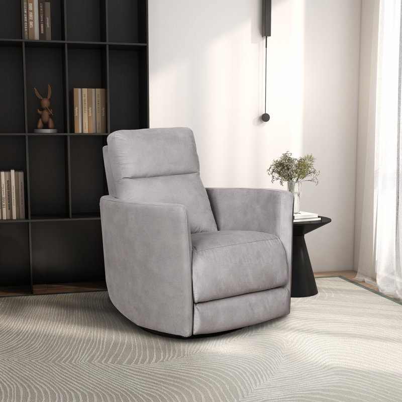 Baddock Power Recline Swivel Glider Recliner Chair