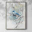 «Blossoms and Bluebird II», reproduction encadrée - bois massif-892903691
