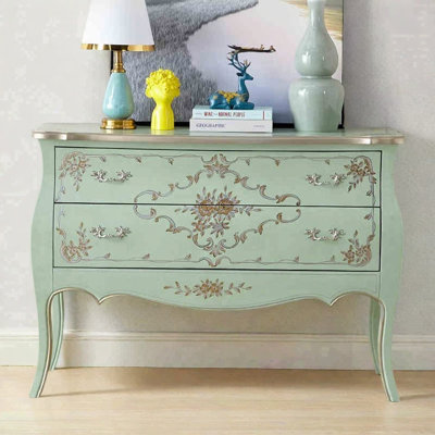Simple Retro Painted Wooden Sideboard