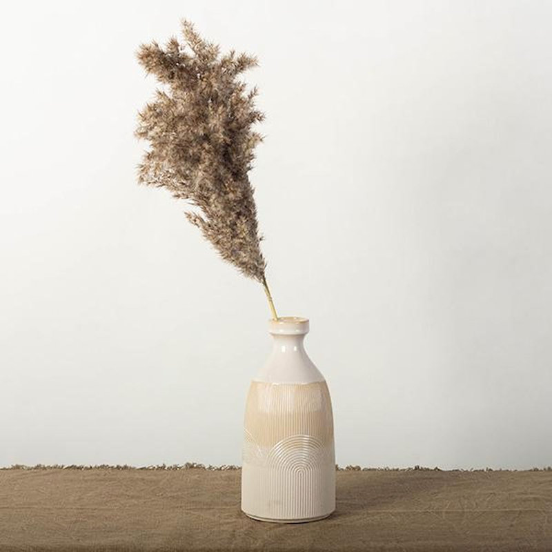 Skylaar Ceramic Table Vase, 9" H x 4.50" W x 4.50" D