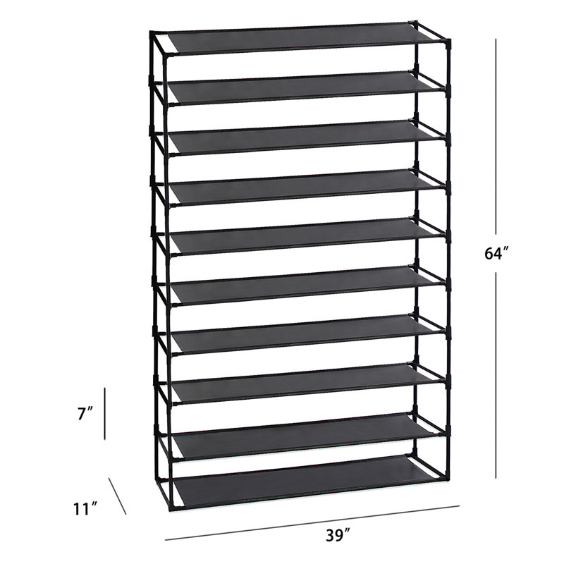 100 Pair Stackable Shoe Rack