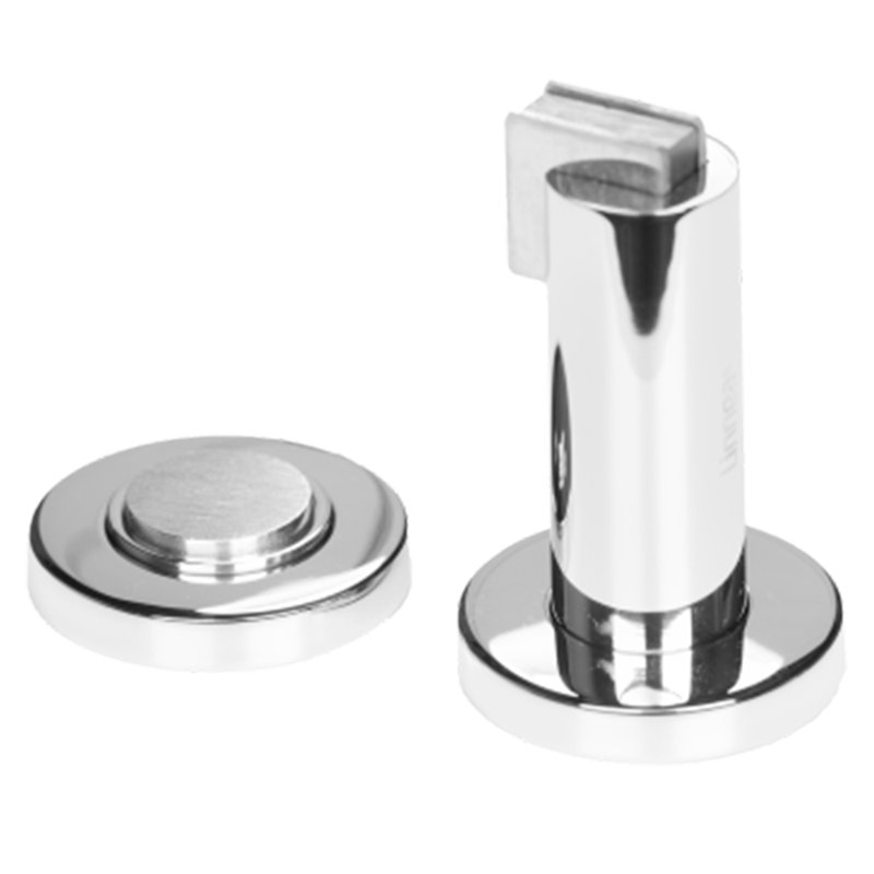 Stainless Steel Floor Mount Stop, Polish Stainless Steel