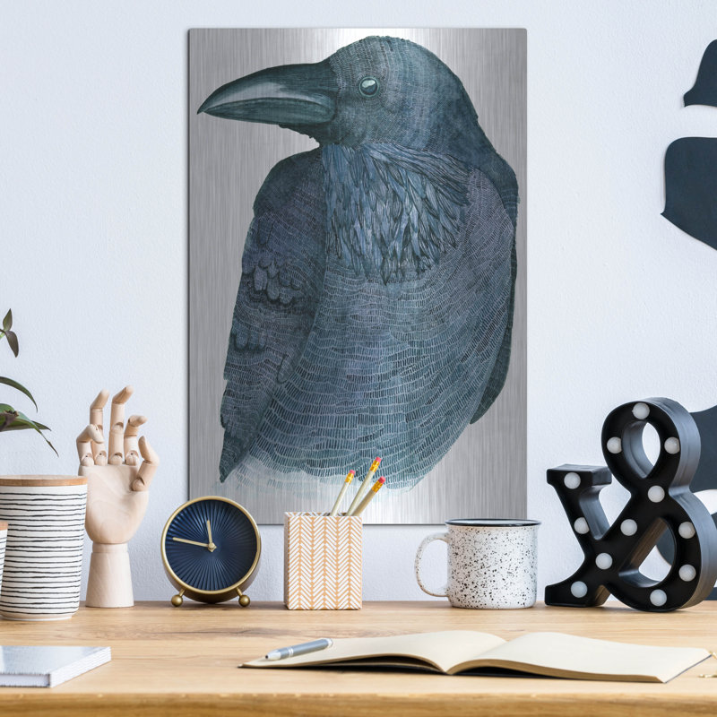 «Raven» par Jeannine Saylor, H 16 po x l 12 po