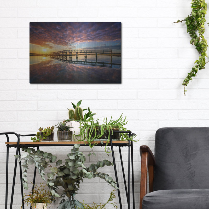 «Across The Bridge» par Rick Berk, H 12 po x l 16 po