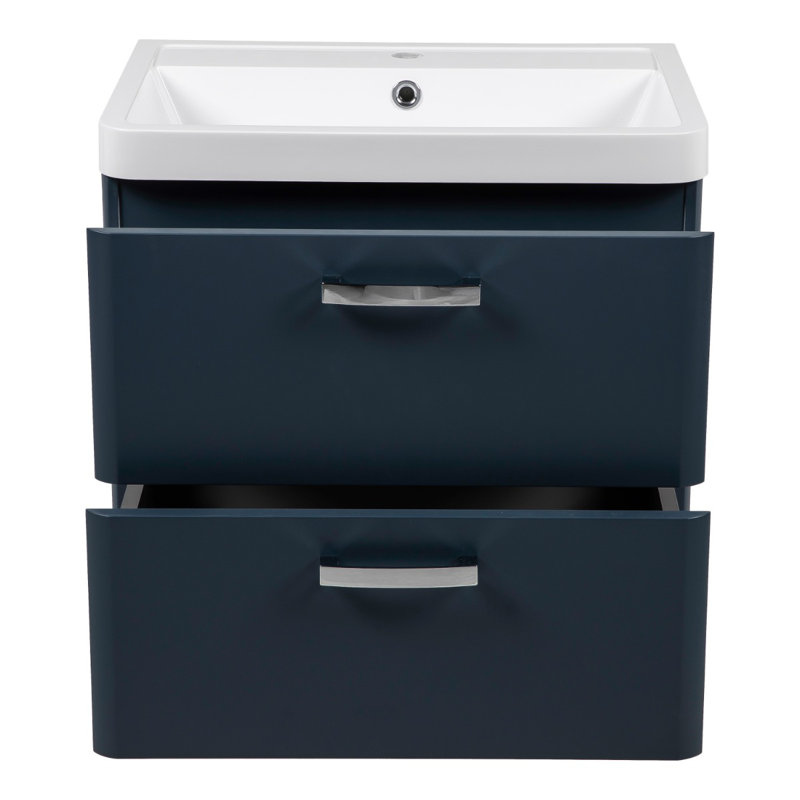 Meuble-lavabo mural avec lavabo Jakkele-W_Modern, Bleu mat