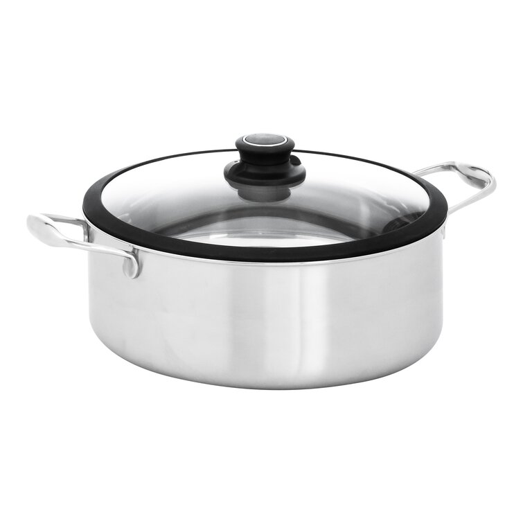 5 Quart Stainless Steel Stock Pot with Lid