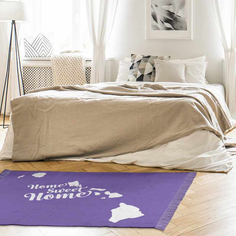 Tapis de zone mauve honolulu the home