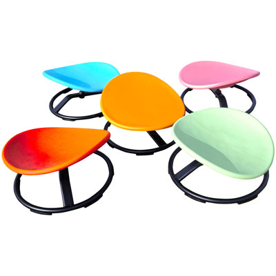 Fauteuil pivotant sensoriel pour enfants - Outil de formation vestibulaire et d'équilibre pour autisme / adhd, matériau PP robuste avec pieds antidérapants, capacité de 200 lb (5 à 16 ans)