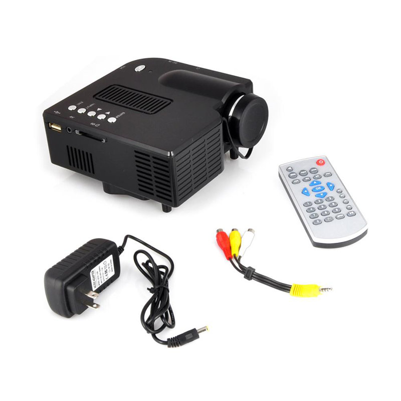 Pyle Home Theatre Projector 400 Lumens Portable Projector with Remote Included