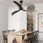 52" Solid Wood Blade Ceiling Fan with Light & Remote, 6 Speed, 3 Color, Reversible Motor-407394049