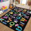 Tapis de jeu Abc Alphabet 4 x 5 pi, lettres colorées pour enfants