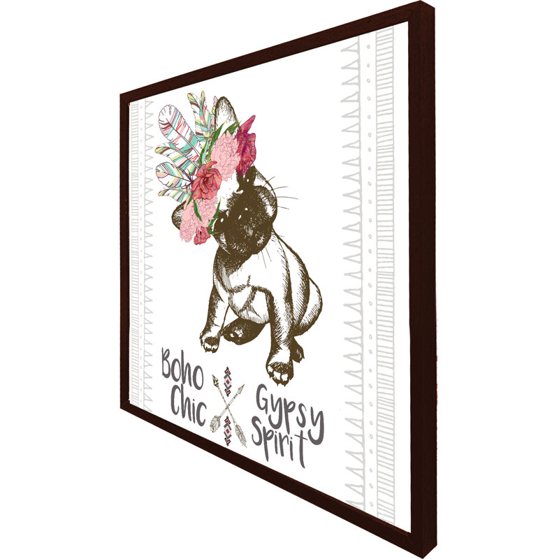 Gayatri Single Picture Frame Print, 31cm H x 31cm W x 4cm D, Brown Framed