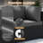 8-Piece Patio Furniture Set with Propane Gas Fire Pit Table-599686392-599686393