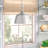 Saxon 1-Light Dimmable Dome Pendant-1953057660