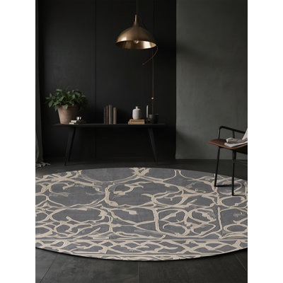 Machine Washable Gray Area Rug