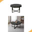Table basse en bois à motif de patchwork rétro-955091207
