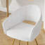 Fauteuil de coiffeuse en velours Akron