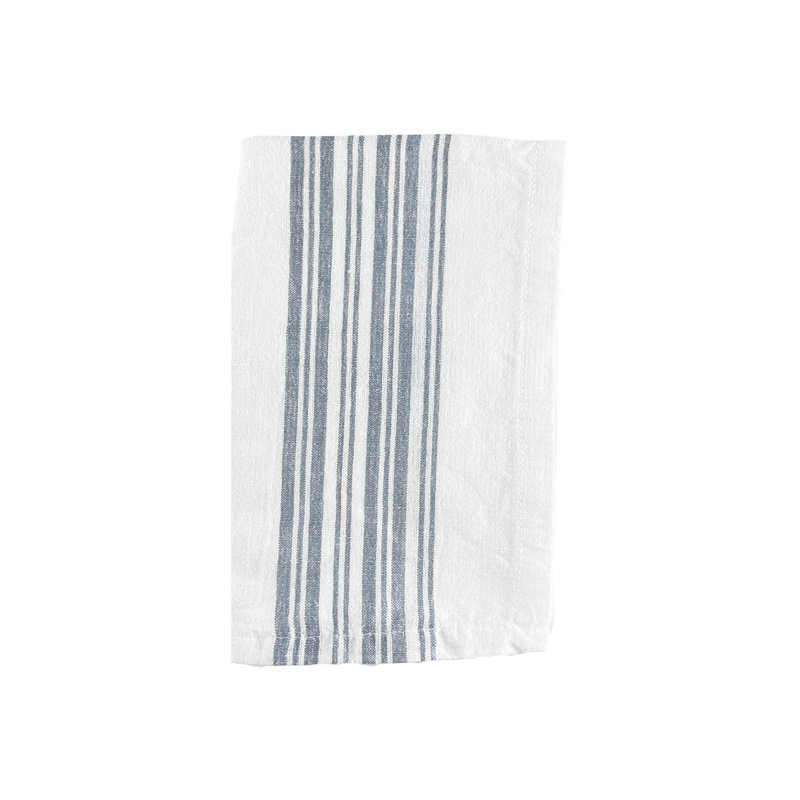 Ensemble de 4 serviettes Dinard gris anthracite, Gris anthracite