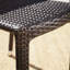 Weather Stackable Armless Chair With , Aluminum Frame, Brown Multi, 18.34" W X 24.81" D 31.61" H, Of 4 Made