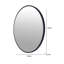 Damius Metal Flat Wall Mirror-1211361528