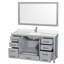 Sheffield 60" Freestanding Single Bathroom Vanity with Quartz Top with 58" Mirror-1482676381-1482647297-1482647550