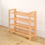 Hopkins 12 Pair Stackable Solid Wood Shoe Rack