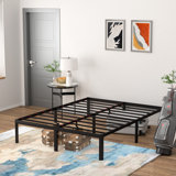 14" Steel Platform Bed, Heavy Duty, Durable Steel Frame, Easy Assembly, No Box Spring Needed