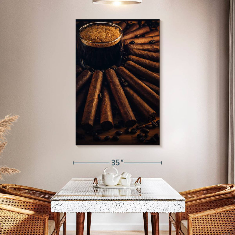 Senne Coffee And Cigars, 39" H x 26" W