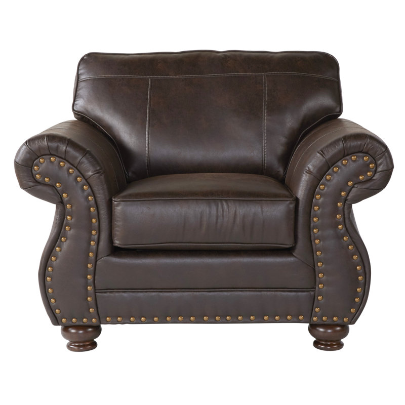 Claycomb 47" Wide Armchair, Ridgeline Brownie