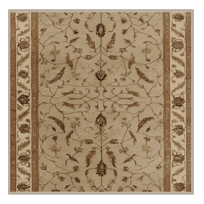 Machine Washable Persian Brown Area Rug