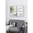 Rectangular Wooden Wall Mirrors With Distressed White Frame