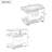 Adjustable End Table With Wheels,Modern Side Table With 360°Rotating Top And Storage Space-442582719
