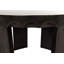 Fluted Solid Wood End Table