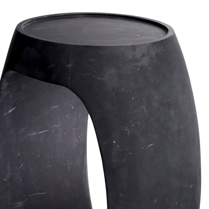 Clipper Marble Tray Top End Table