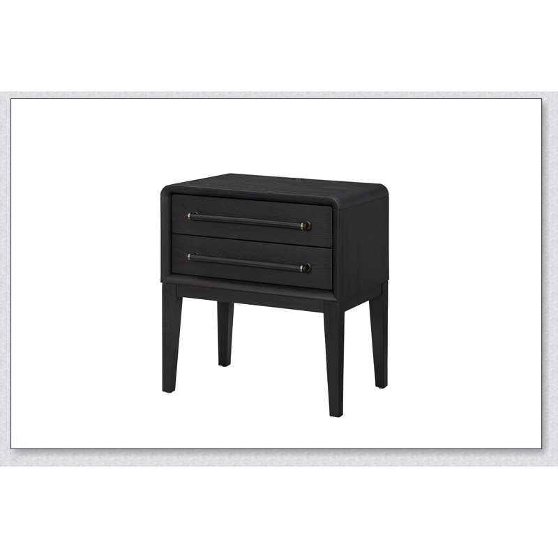 Petite table de chevet - poivre, Noir