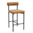 Faux Leather Bar Stool with Metal Legs-683526334-676610929-719110048