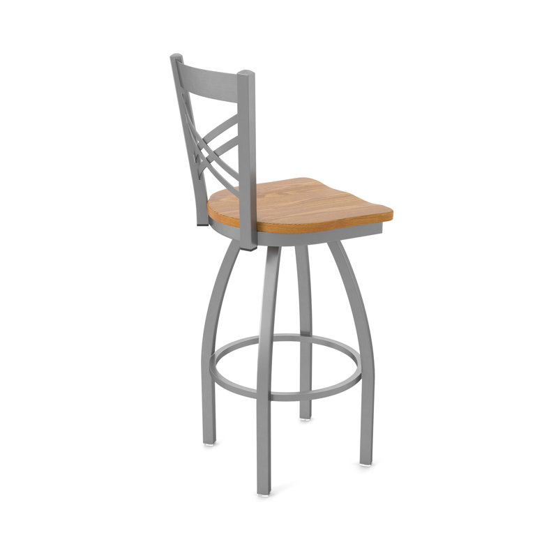 Tabouret tournant 820 Catalina, Bois - chêne moyen, Très grand (siège d'une hauteur de 36 po)