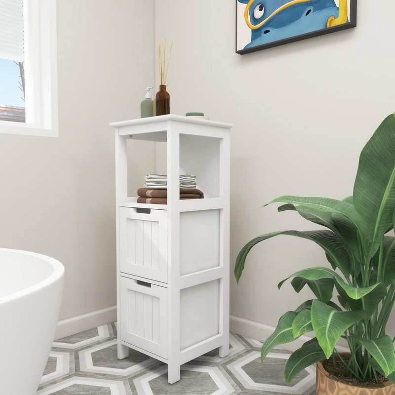 Mdf,Medium Density Fiberboard (Mdf) Freestanding Linen Cabinet