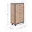 Bemis Chest In Weathered Light Oak