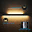 Luminaire linéaire commercial à intensité variable de 4 pi, température de 3 couleurs, blanc chaud / naturel / lumière du jour, 120 V / 277 V, éclairage vers le bas de 60 W + 25 W Ambinet, 9775 lm combiné, anti-éblouissant, connectable, grands entrepôts commerciaux et industriels, noir, paquet de 4-129544744