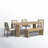 Carpino 6 - Person Extendable Four Leg Dining Set
