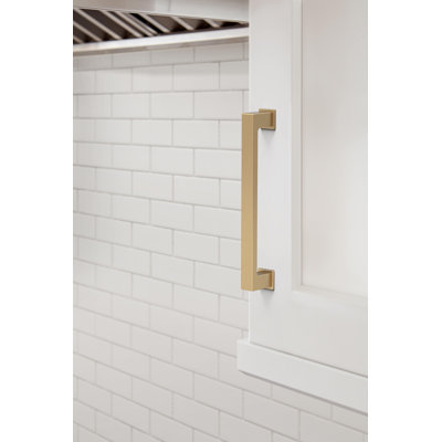 Bridgeport 5-1/16 inch (128mm) Centre-to-Centre Champagne Bronze Cabinet Pull - 10 Pack