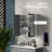 Space-saving Mirror Cabinet Mdf Modern Bathroom Wall Storage