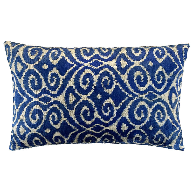 Velvet Lumbar Pillow Cover & Insert