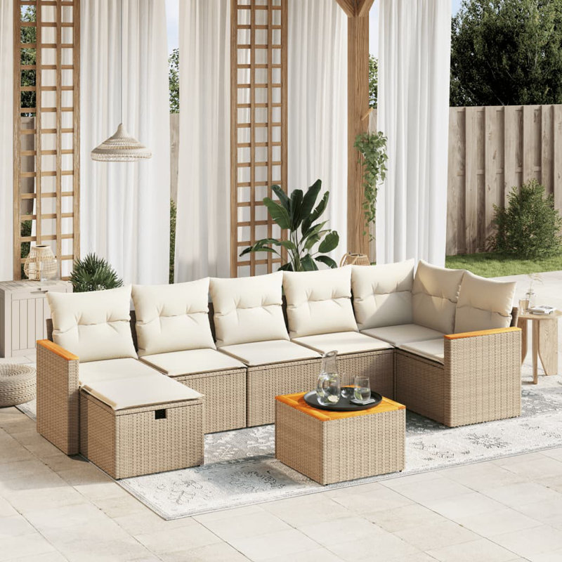 Ensemble de canapé de jardin Vidaxl