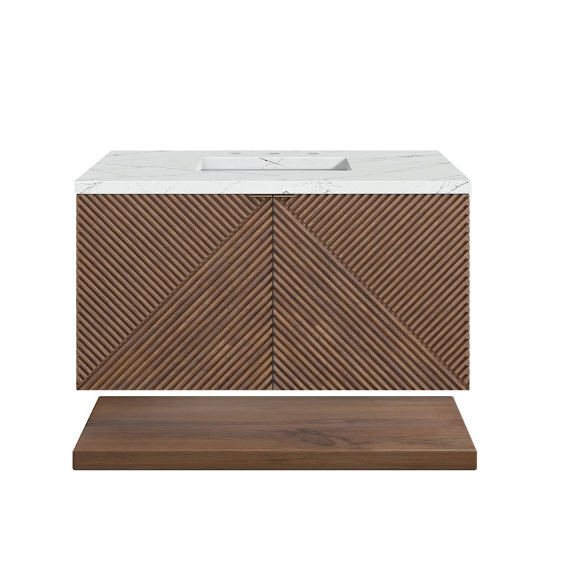 Marcello 36'' W Single Vanity, Ethereal Noctis, 8" Widespread