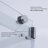 Spezia 60'' W 76'' H Frameless Rectangle Reversible Shower Enclosure-53889785
