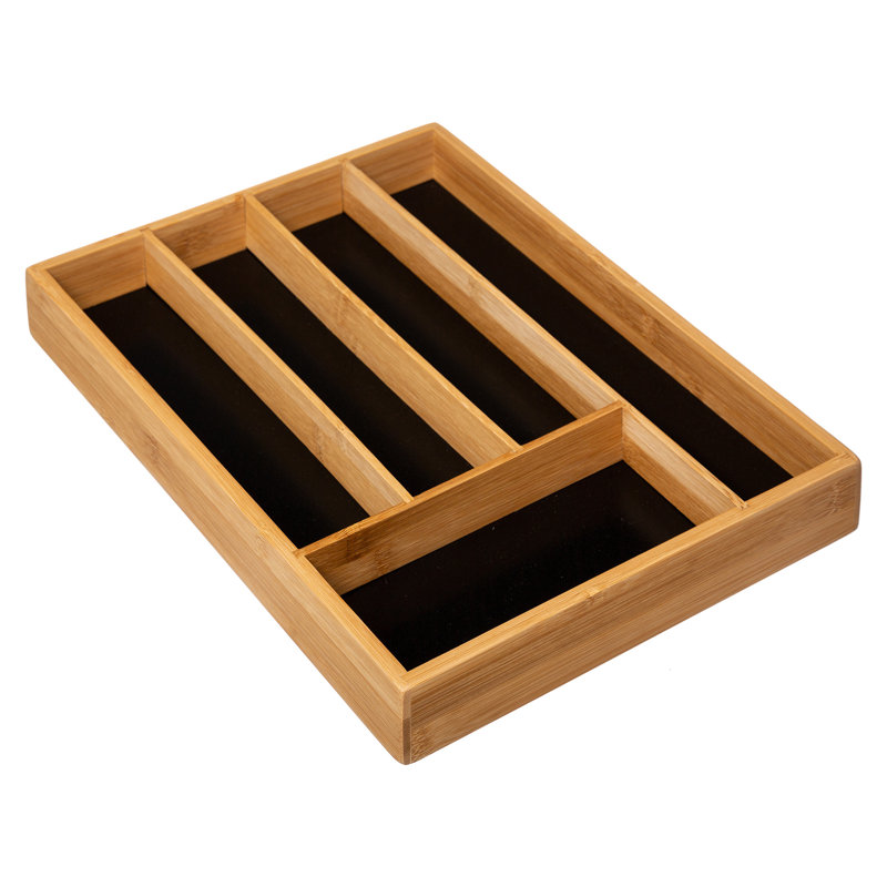 Cutlery Tray Bamboo 5 Compartment