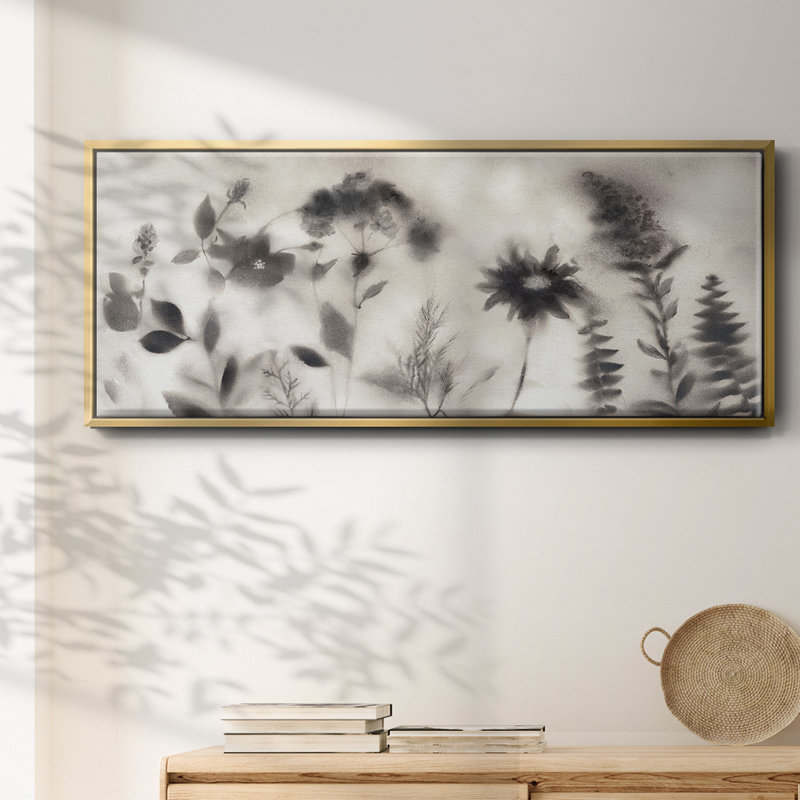 Misty Wildflower Morning - toile encadrée